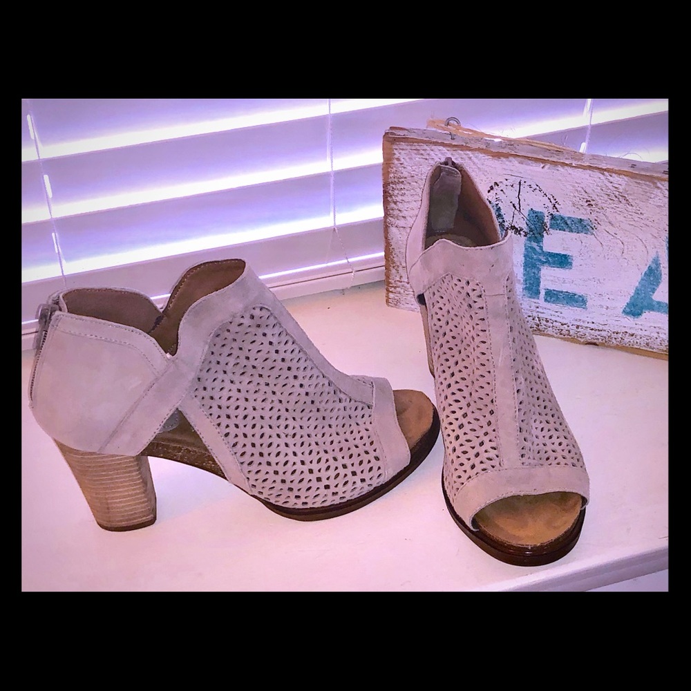 Sofft beige booties super comfy.